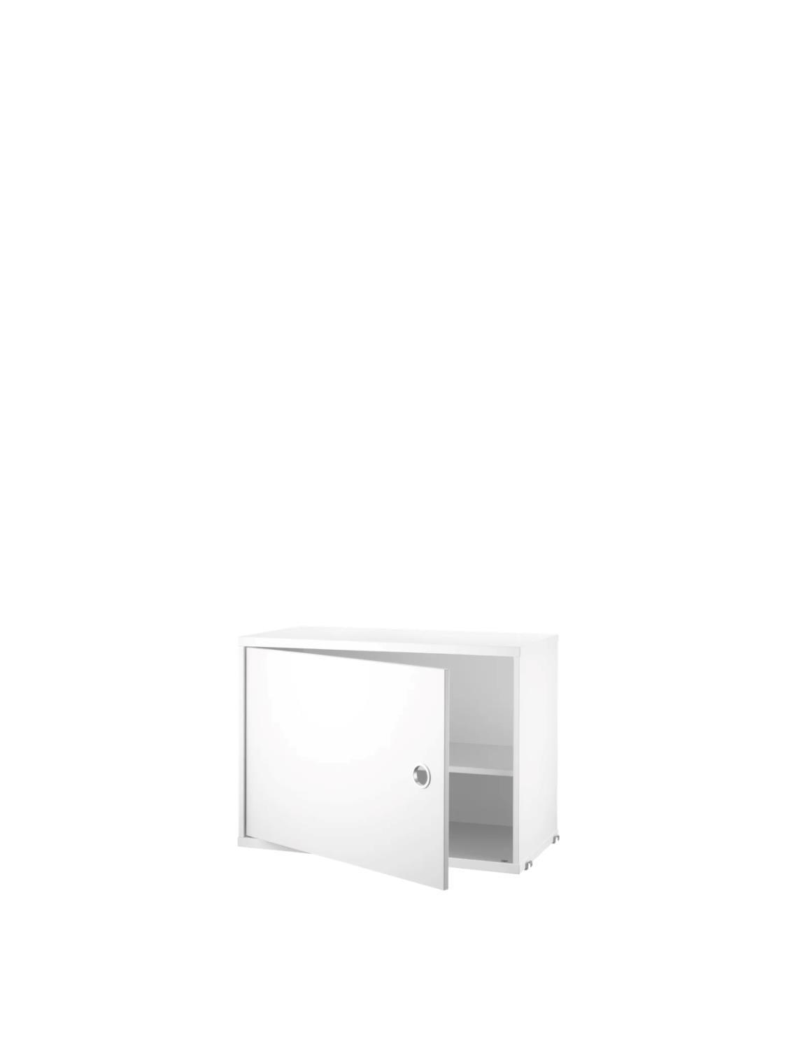 Cabinet with swing door, White Cabinet with swing door, White