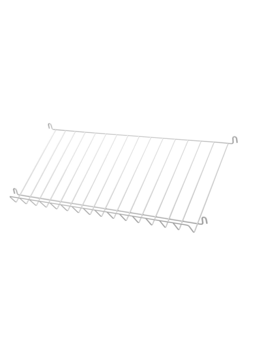 Magazine shelf metal, White Magazine shelf metal, White
