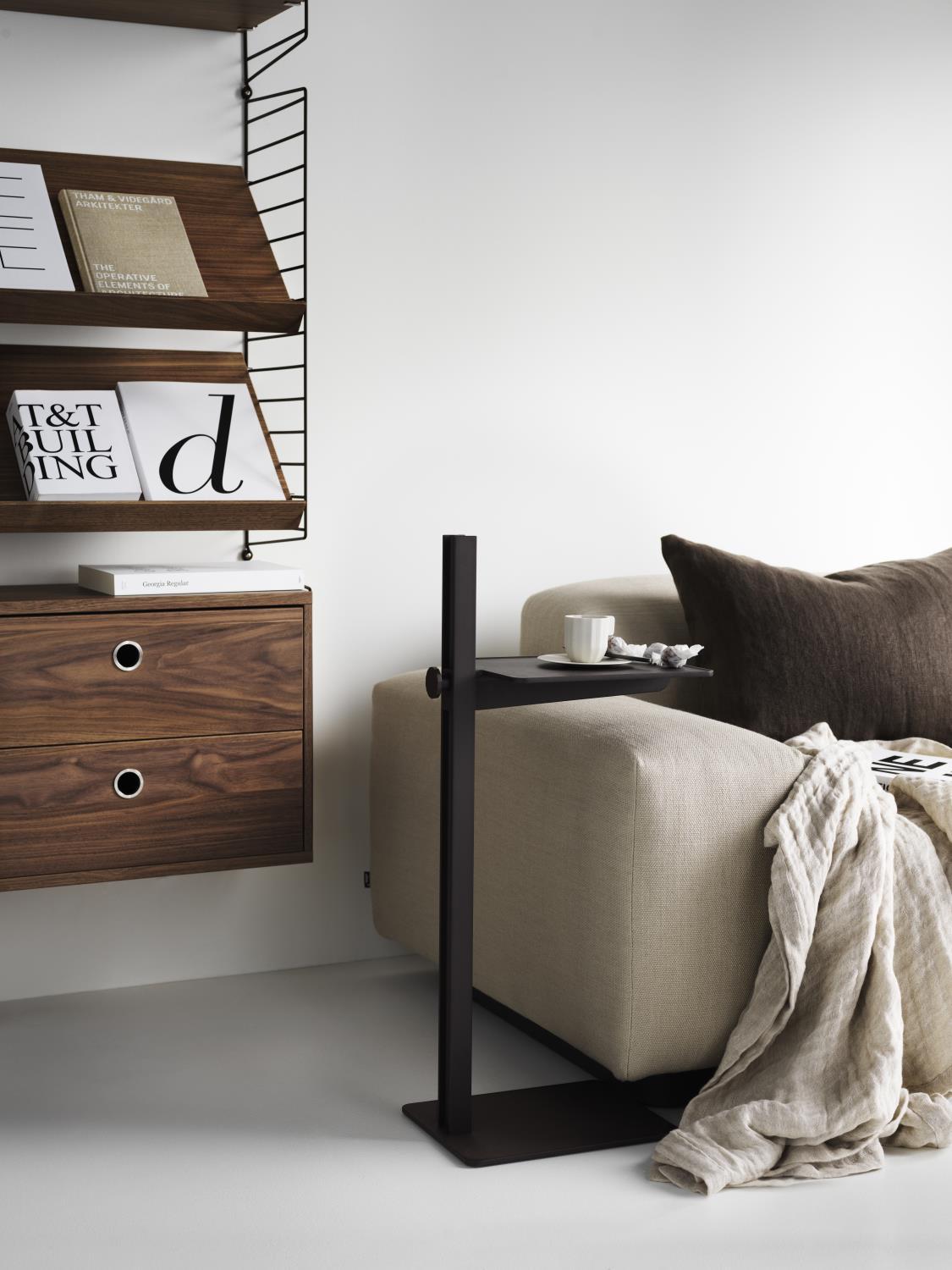 Magazine shelf solid, Walnut 2 Magazine shelf solid, Walnut 2