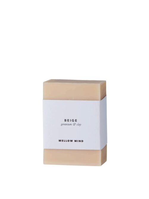 Beige Clay Såpestykke, Geranium
