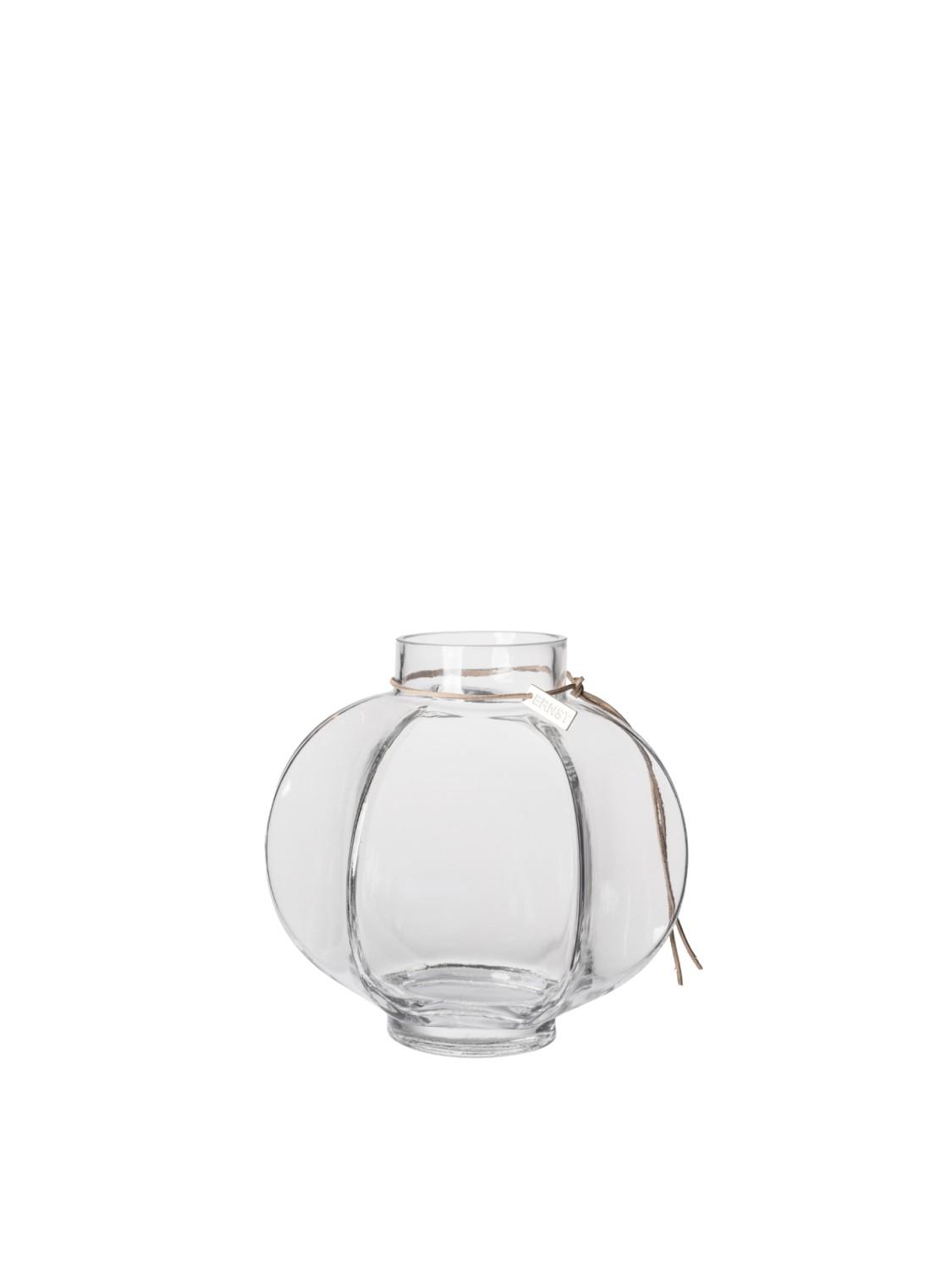 Glassvase, Ø 20 x H 19,5 cm Glassvase, Ø 20 x H 19,5 cm