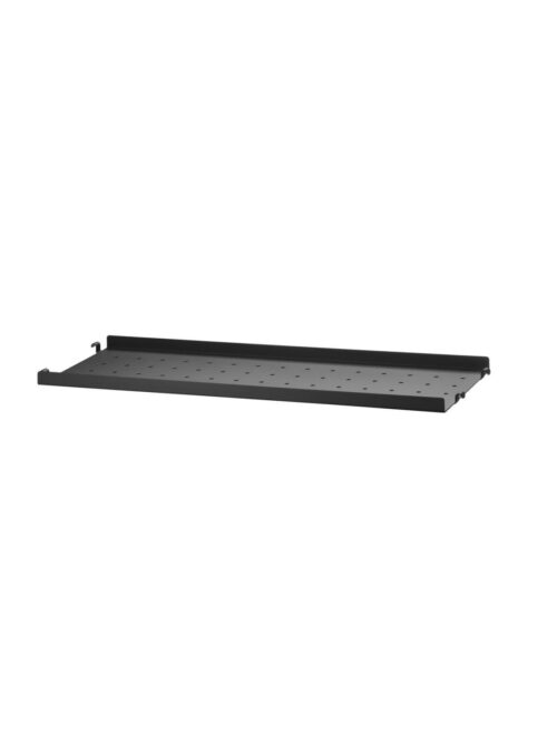 Metal shelf low edge, Black 2