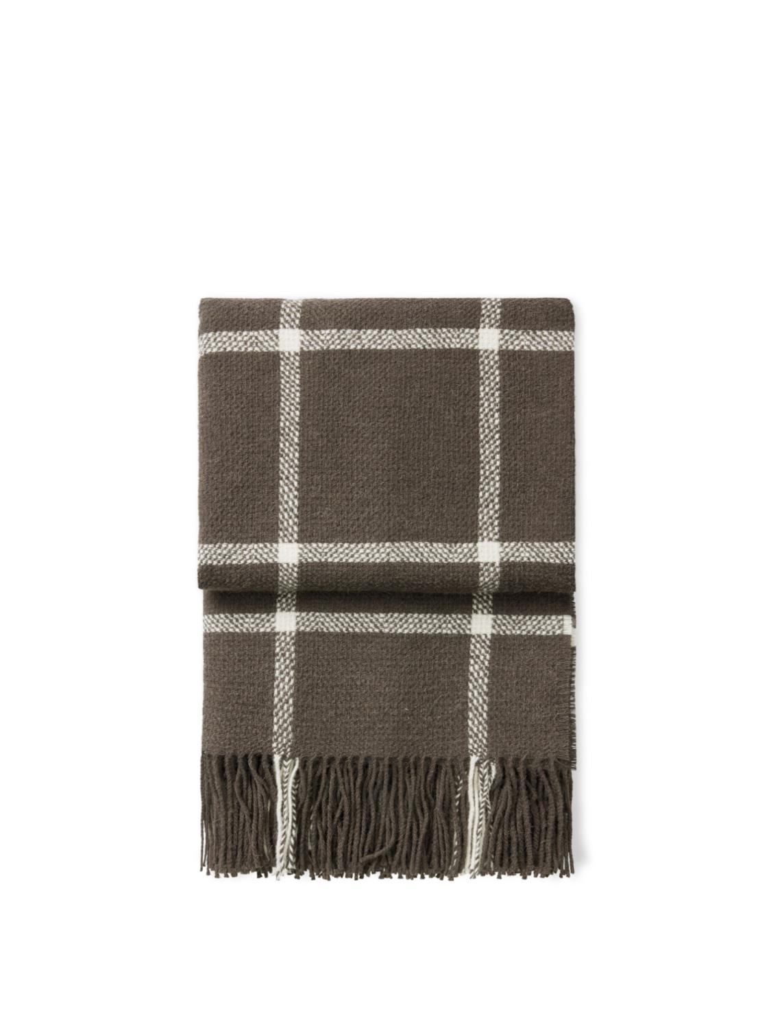 Tartan pledd, Brown Tartan pledd, Brown