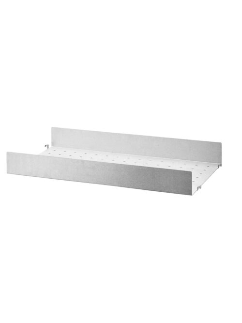Metal shelf high edge, Galvanized