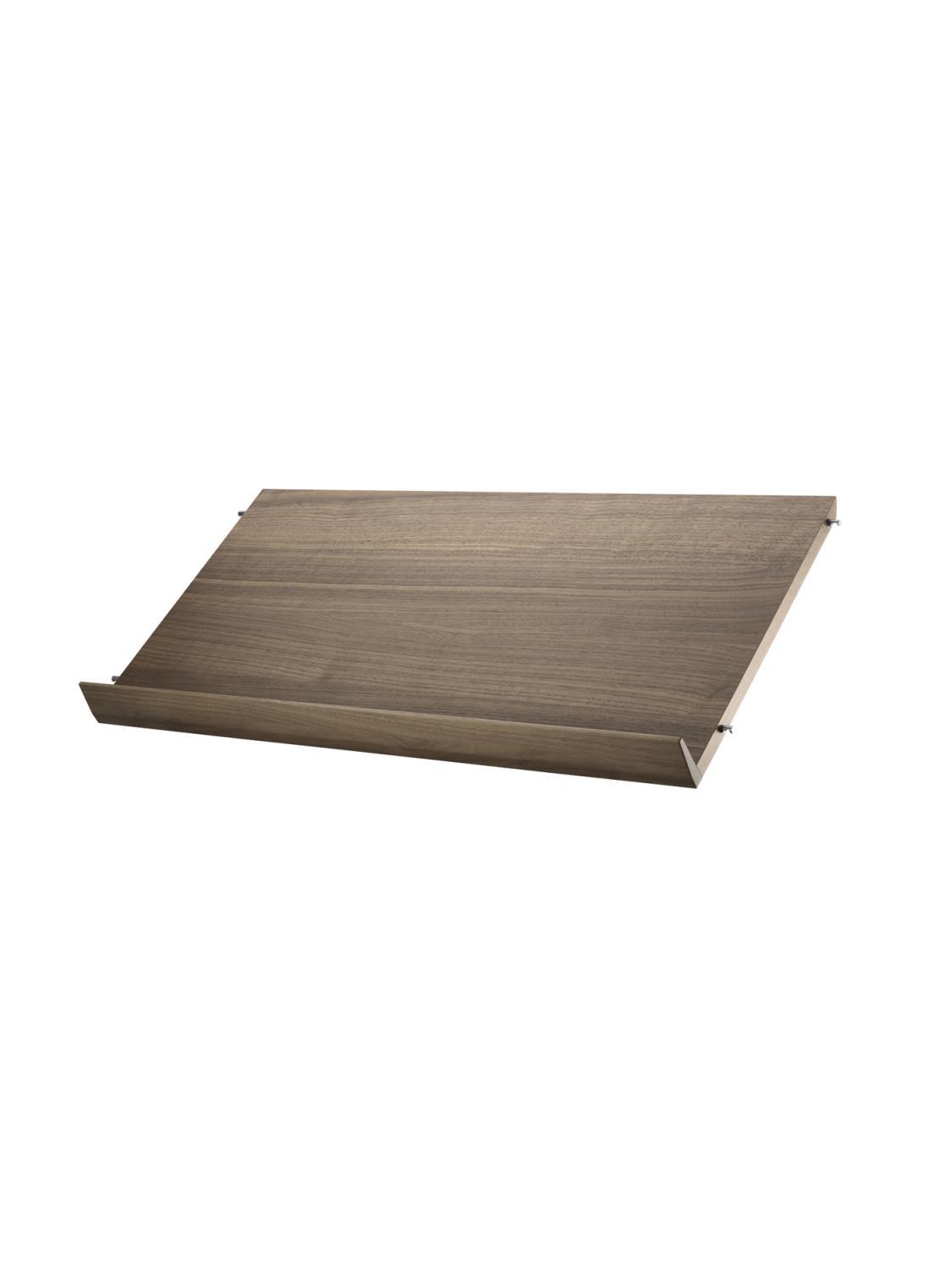 Magazine shelf solid, Walnut Magazine shelf solid, Walnut