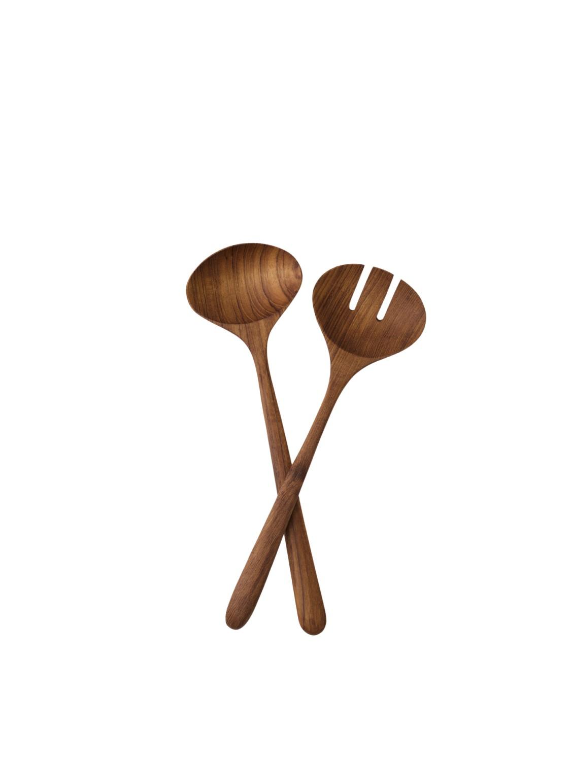 Teak salatbestikk Teak salatbestikk