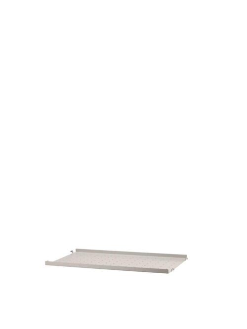 Metal shelf low edge, Beige 2