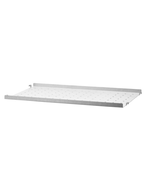 Metal shelf low edge, Galvanized