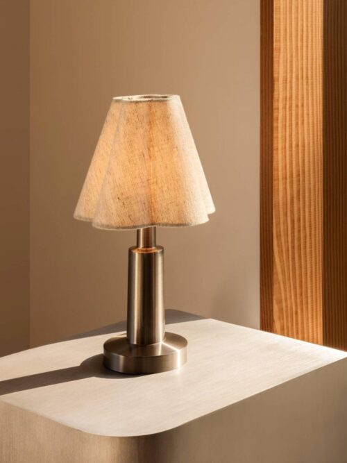 Admiral Trådløs Bordlampe, chrome 2