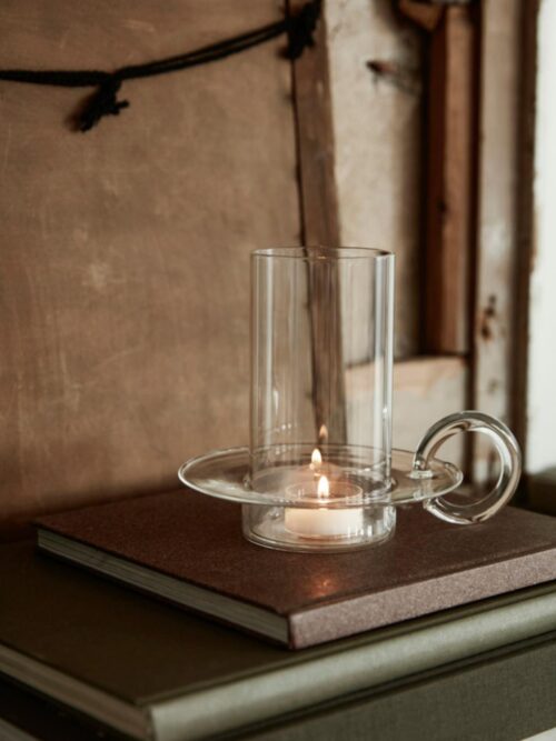 Luce Candle Holder, Clear 2