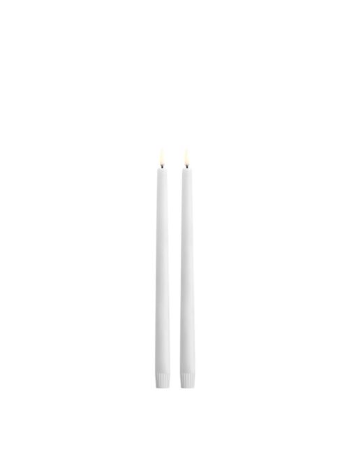 LED Kronelys Ø 2,3 x 32 cm, sett av 2