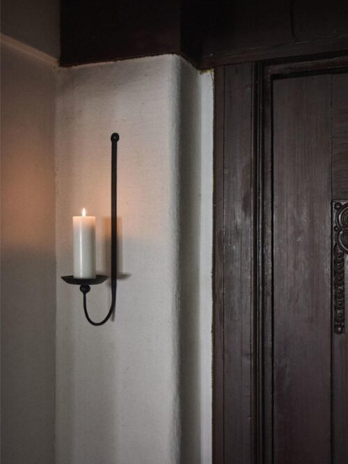 Boule Block wall sconce, Black 2